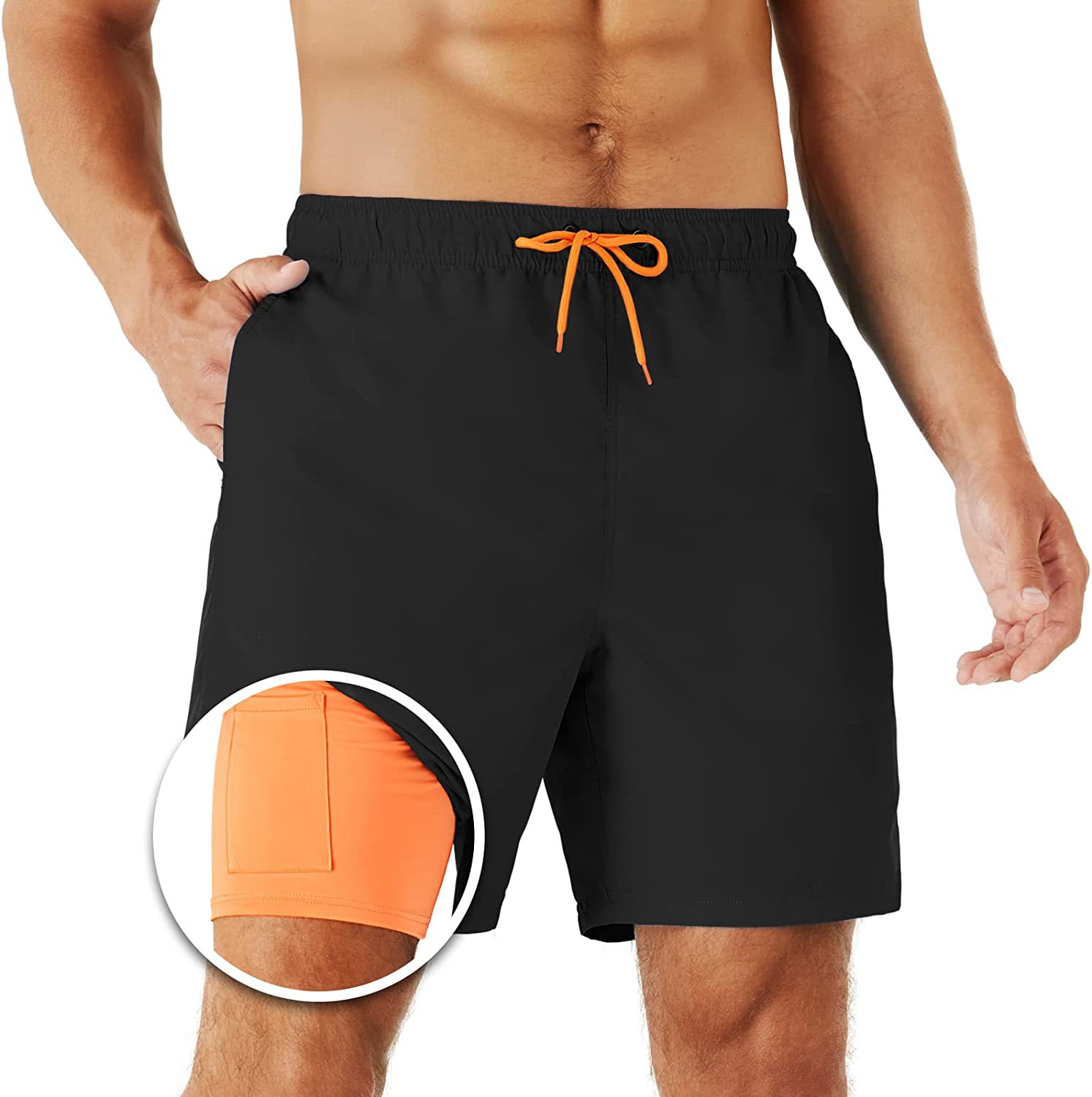 Anti-Embarrassment Quick-Dry Solid-Color Shorts 6