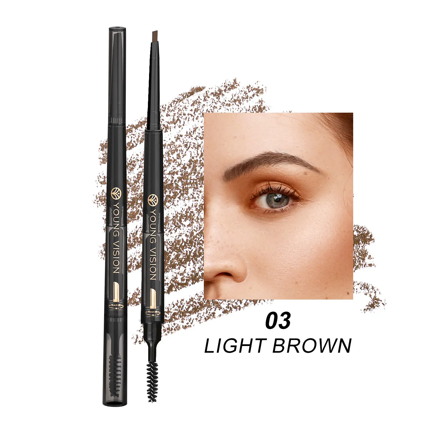 Fog Sense Three In One Eyebrow Pencil