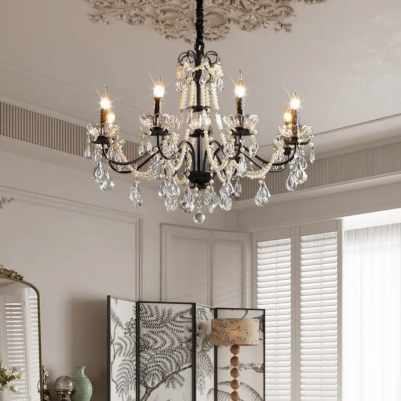 French Entry Lux Style Crystal Living Room