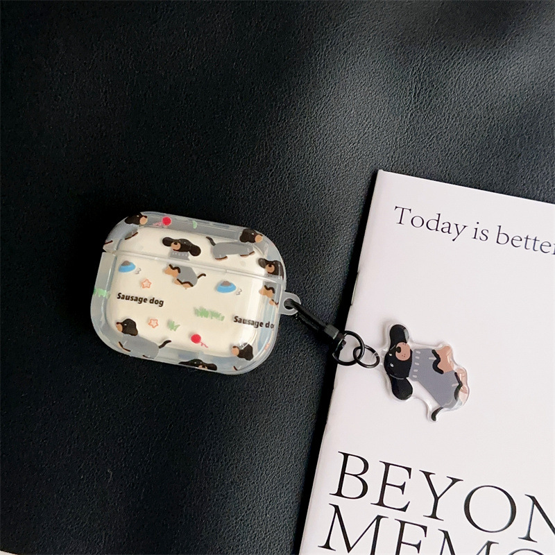 Creative Personality Cartoon Sweater Sausage Dog Bluetooth Headset Pro Protective Cover - Image 9