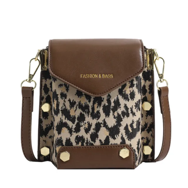 Women's Fashion Three dimensional Small Square Bag Brown - Shop at LoveMi