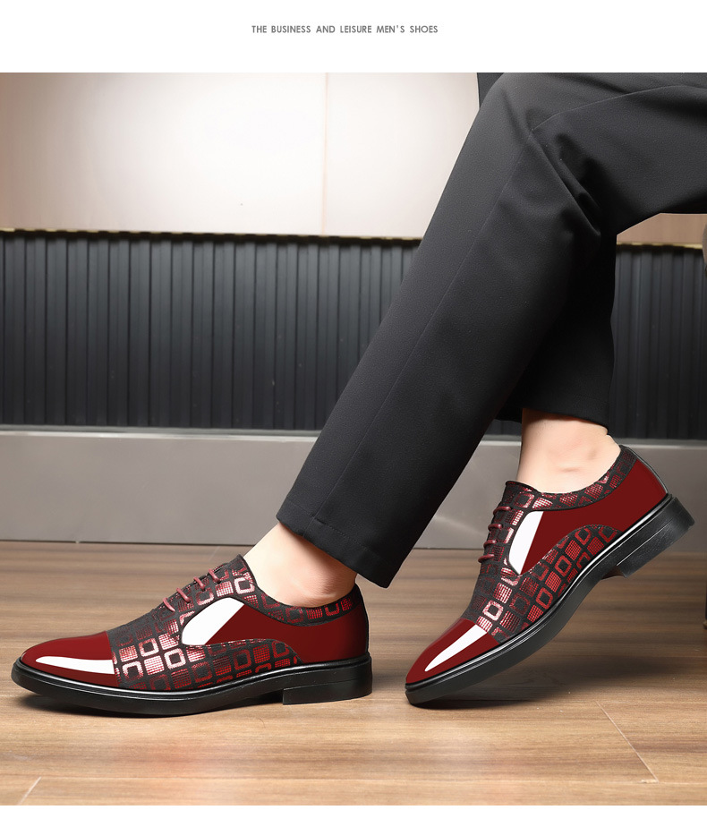 Men's Casual Pointed-Toe Leather Shoes 24 743167f9 6096 4105 932a 2dac96f0b398