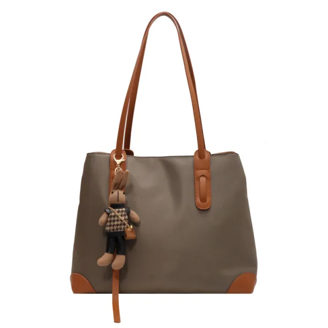 Fashion Large Capacity Totes Special interest Design Simple Shoulder Brown - Shop at LoveMi
