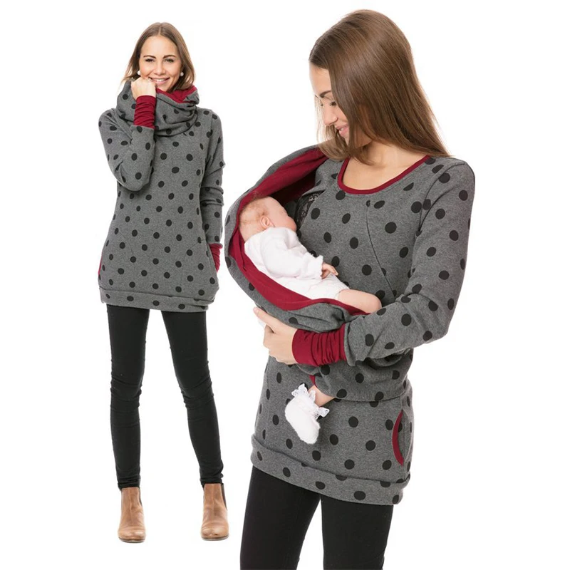 Title 5, Sweatshirt Hoodie Women Long Sleeve Breastfeedi...