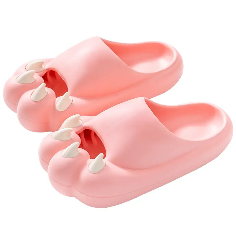Women's Platform Non-slip Cute Cat Claw Slippers
