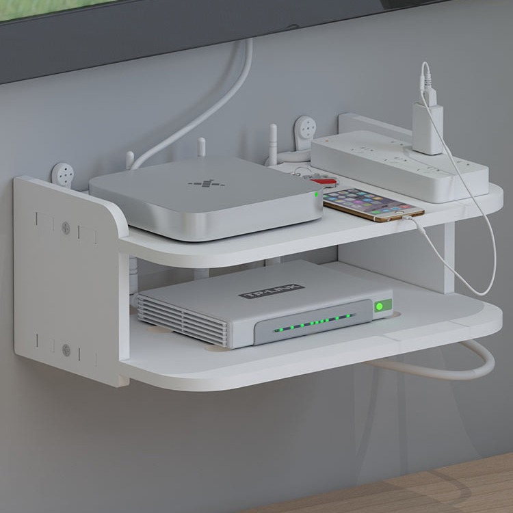 Set-top Box Shelf Drill-free Router Rack