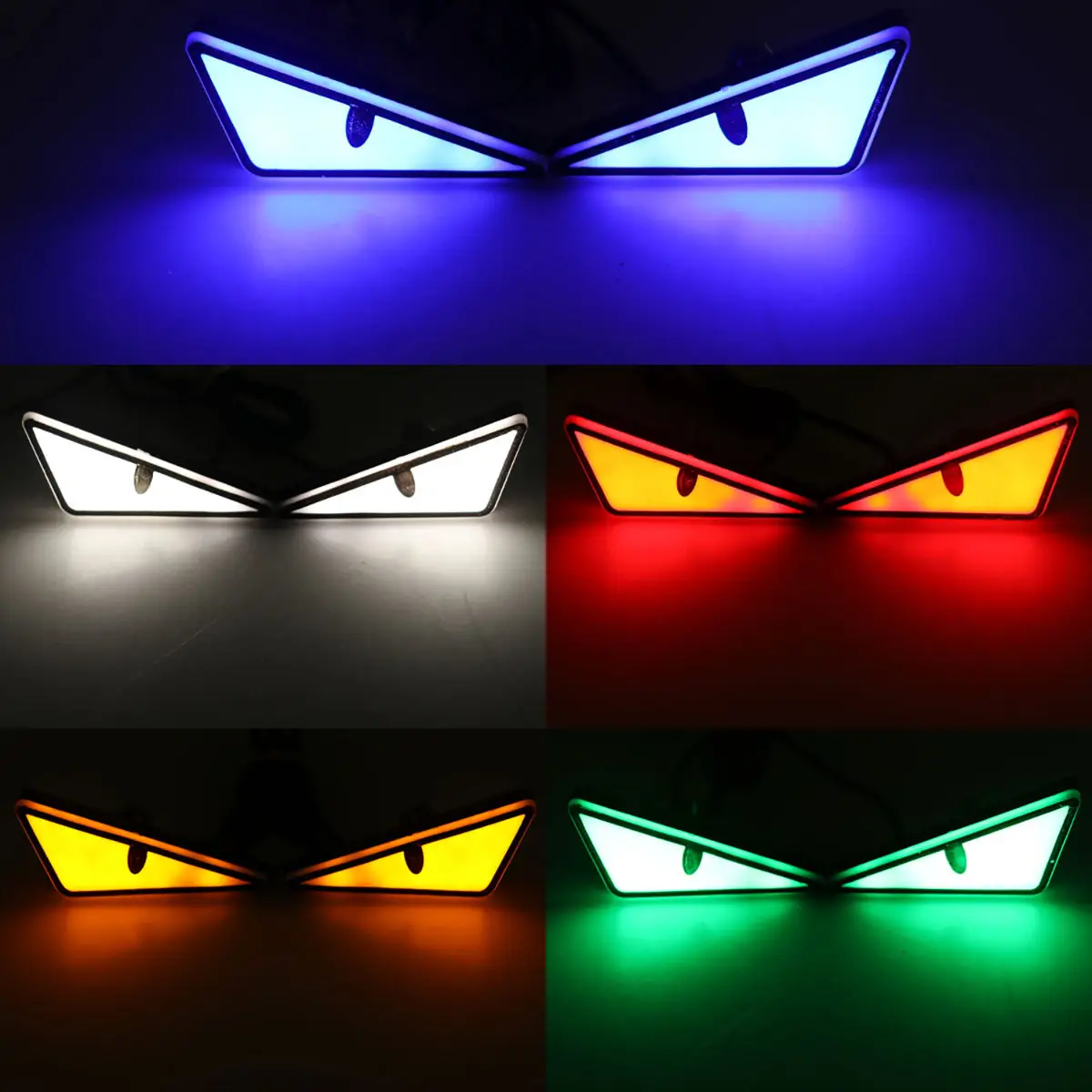 Triangle Eyes Modified General Motorcycle Decorative