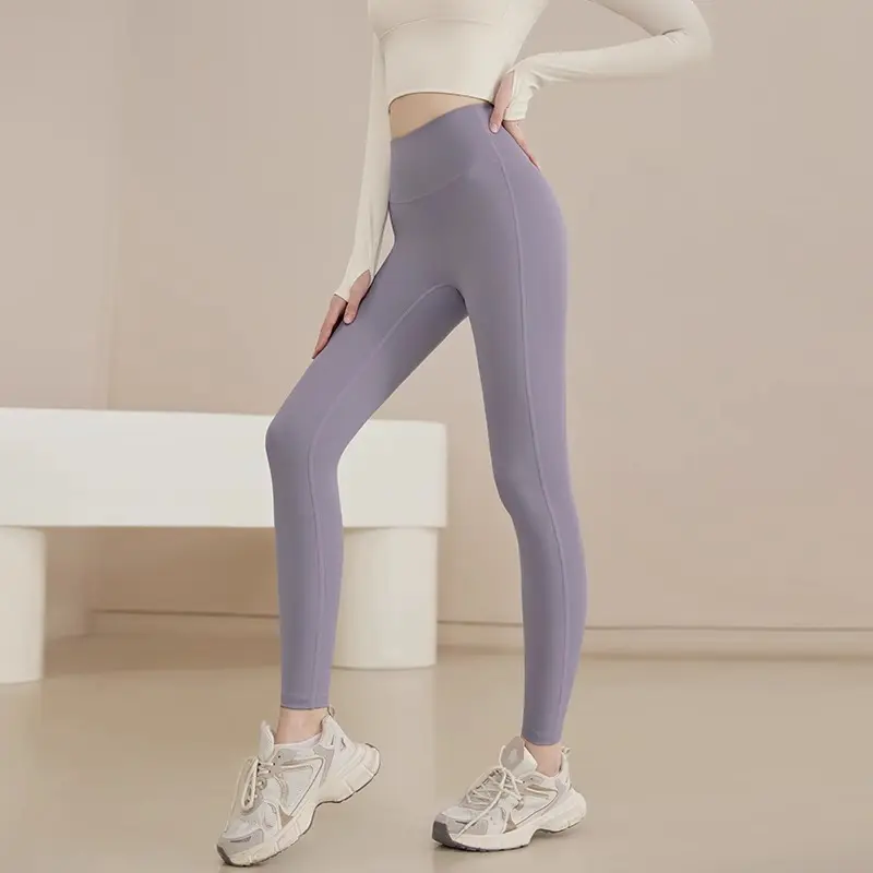 Womens High-waisted, Slimming, Figure-hugging Yoga Pants