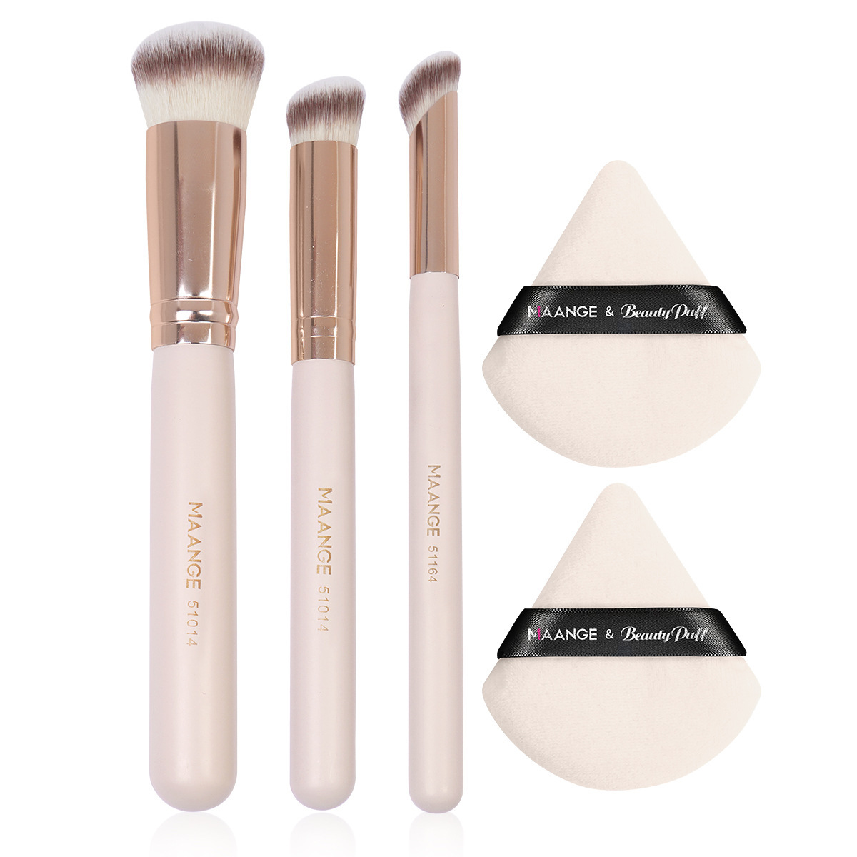 Makeup Brush Triangle Powder Puff Set 8