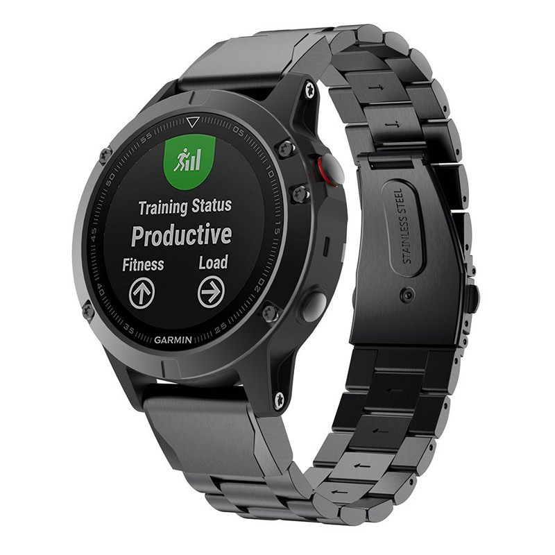 Quick-release Three-link Metal Watch Strap