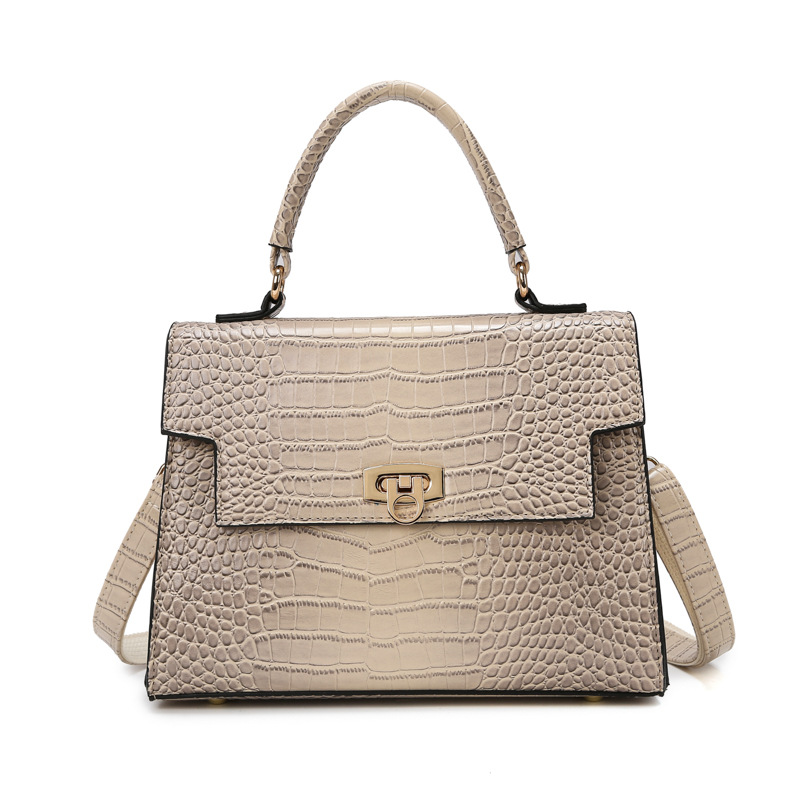 Tote bag en PU motif crocodile — 5 coloris 5