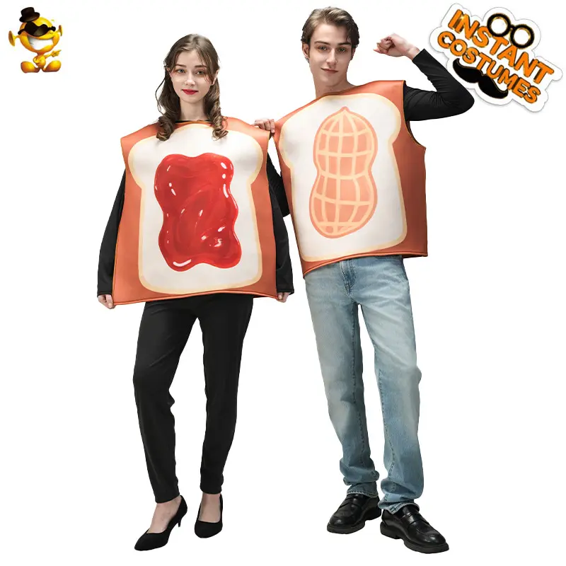 Strawberry Jam Butter Toast Bread Onesie Performance
