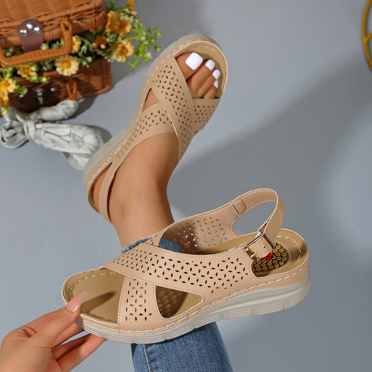 Wedge Heel Sandals, picture 5 of 5