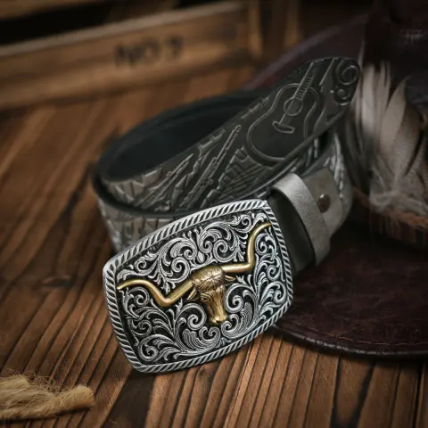 Punk Leather PU Denim Trend Belt