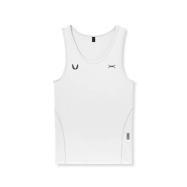 Summer American-style Youth Milk Silk Sports Mens Quick-Dry, High-Stretch Sleeveless Tank Top