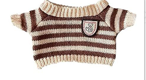 Striped Labeling Sweater