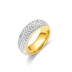 Titanium Steel Ring - Gold - View 1