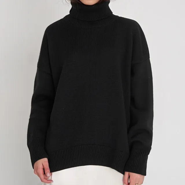 Autumn And Winter Loose All match Sweater Women Black - Shop at LoveMi