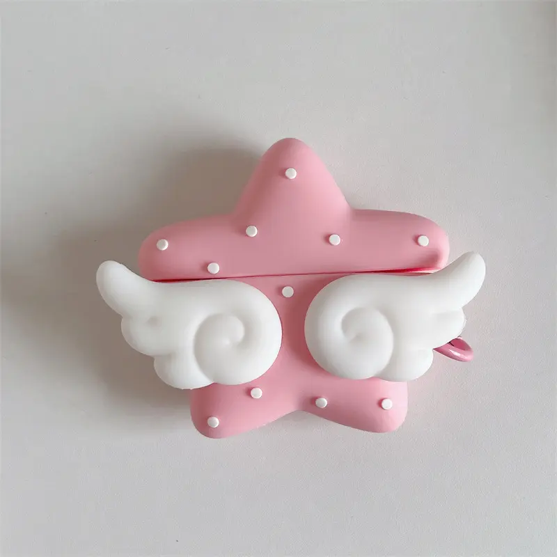 Creative Angel Wings Star Earphone Case