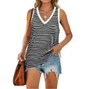 Dark Gray White Stripes