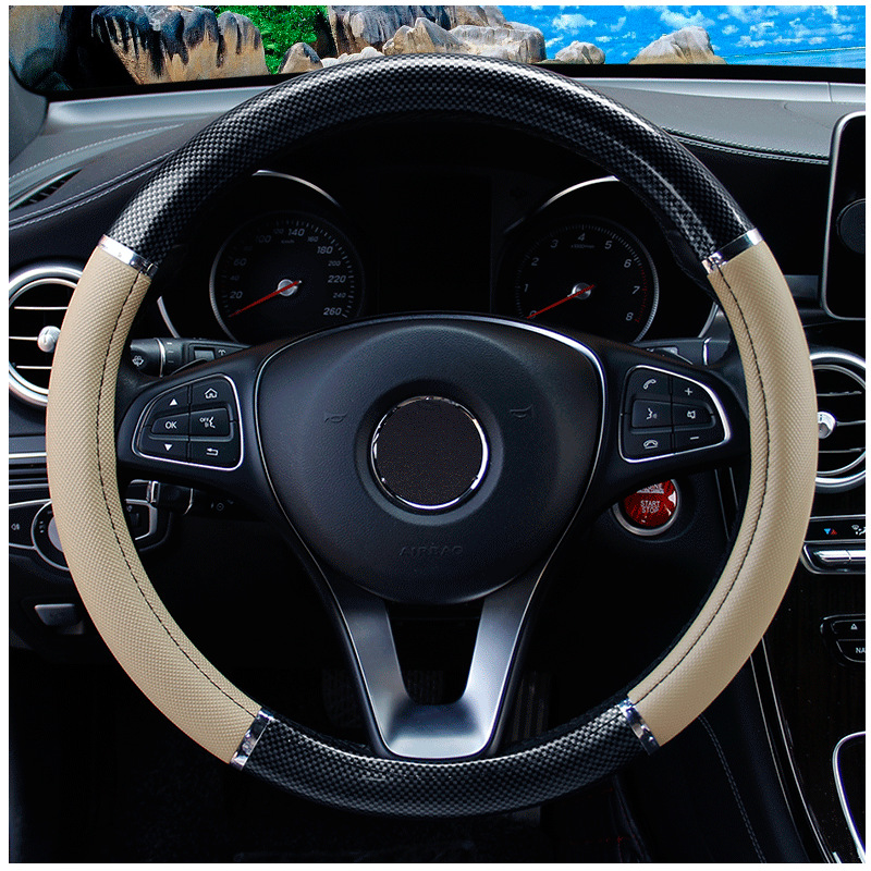 Wood Grain Steering Wheel Cover