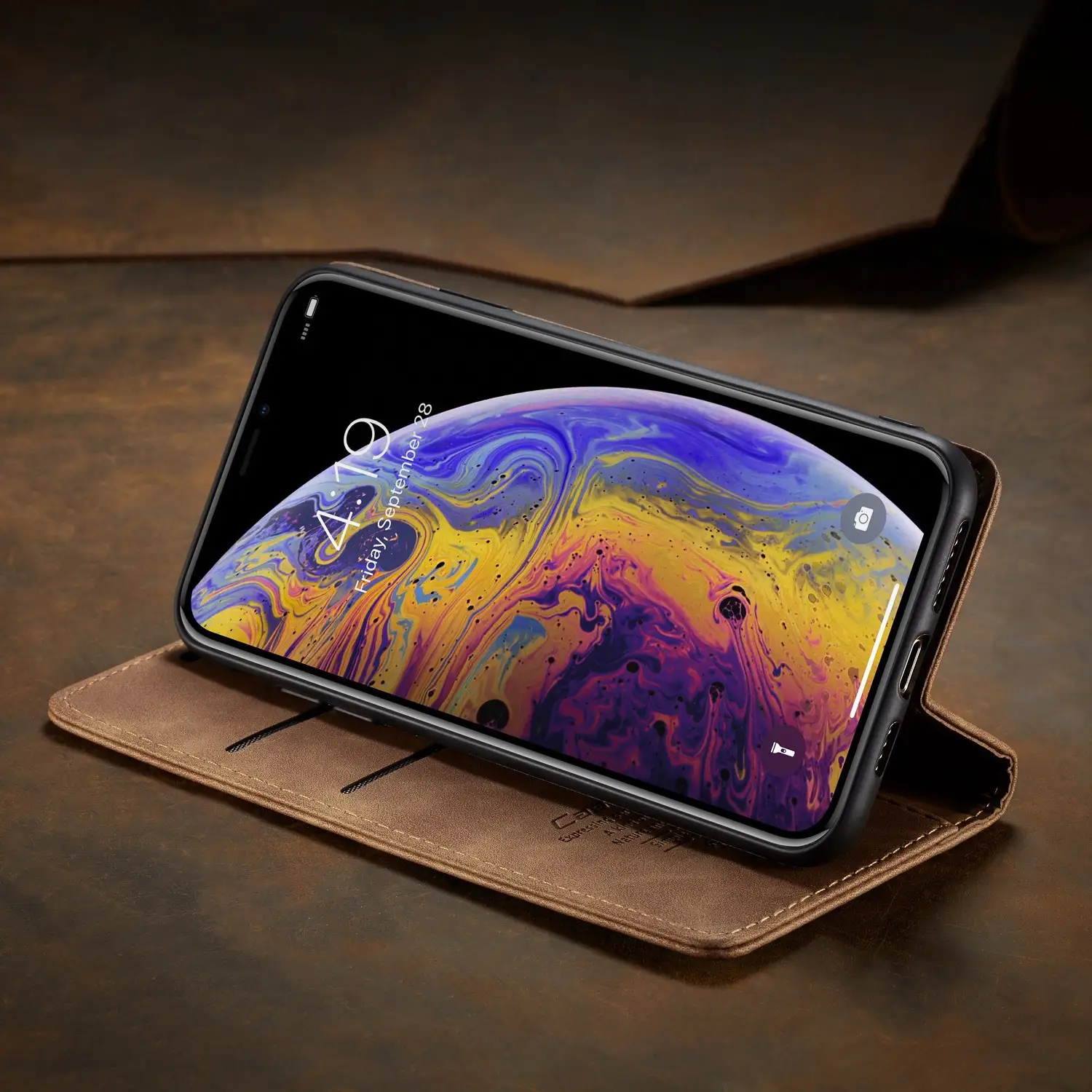 Multifunctional Leather Magnetic Phone Case Card Flip Protective Cover