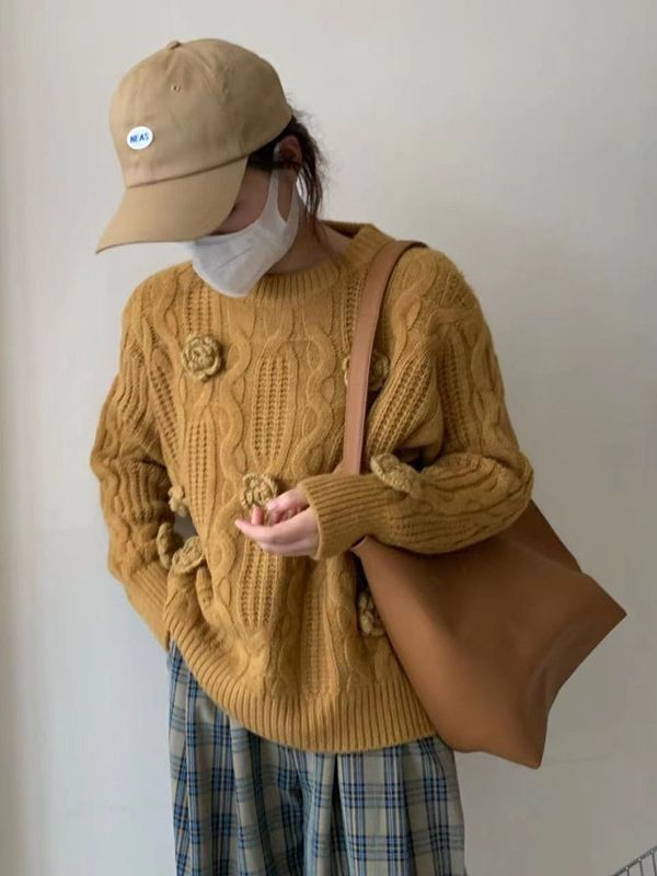 European Goods Knitwear For Autumn And Winter Women's Design Sense