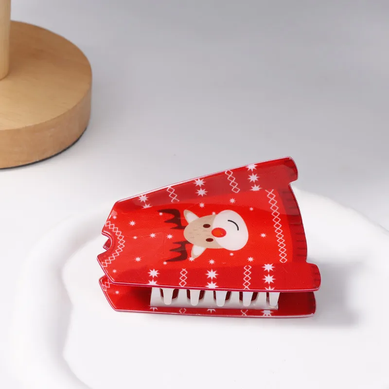 Christmas Headwear Hair Clip - Deer Bighead