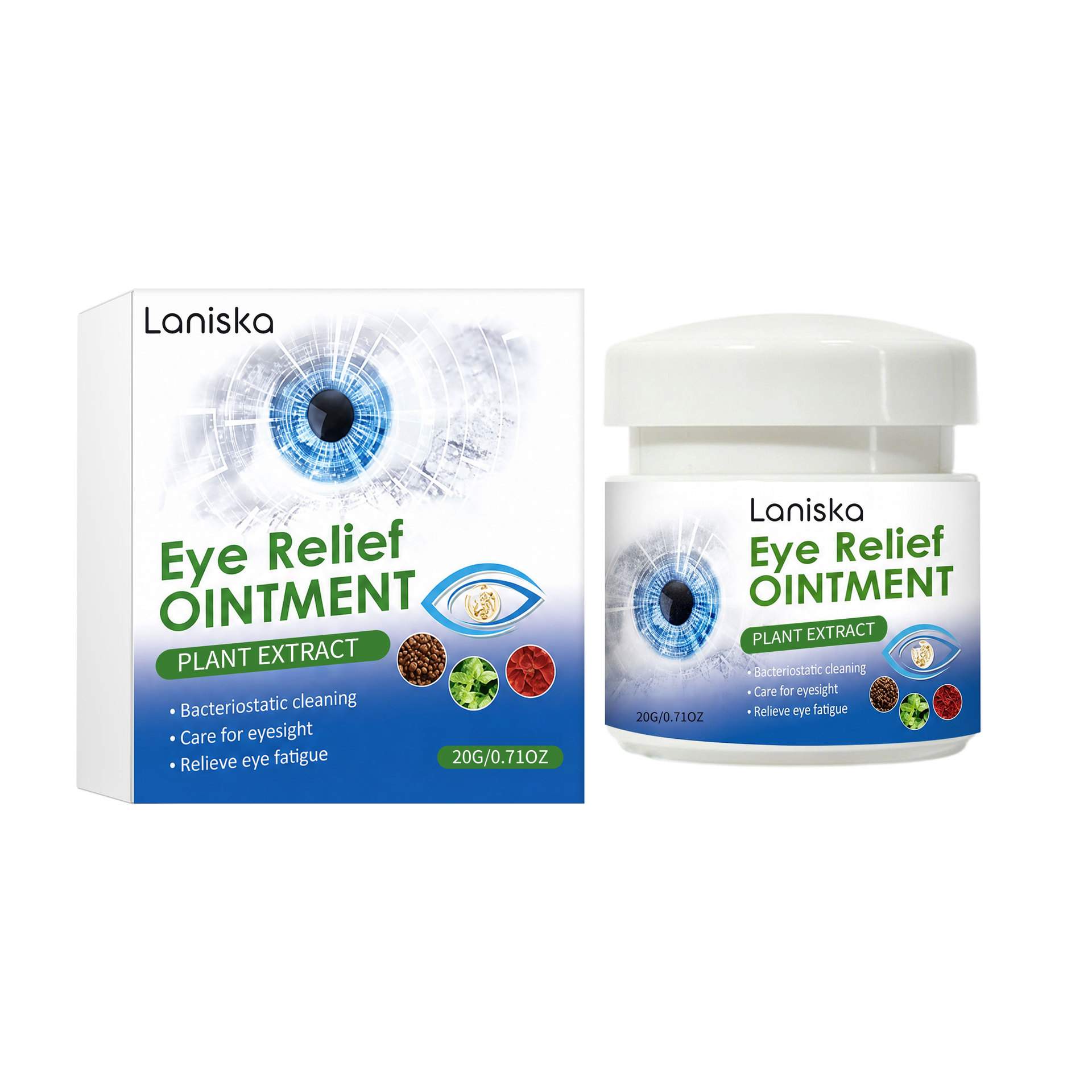 Eye Care Cream Moisturizes The Skin Around The Eyes