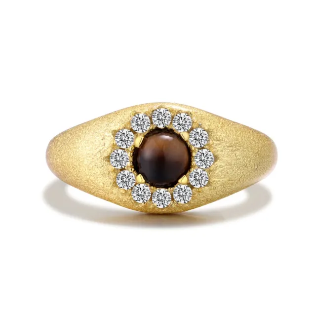 Women's Vintage Brushed Craft Little Finger Ring Gold - Shop at LoveMi