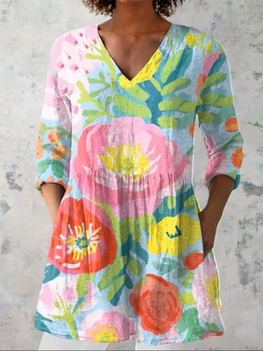 Women's Shirt Pocket Creative Fish Pattern Vacation Style Top Style 3 Xxxl - Shop at LoveMi
