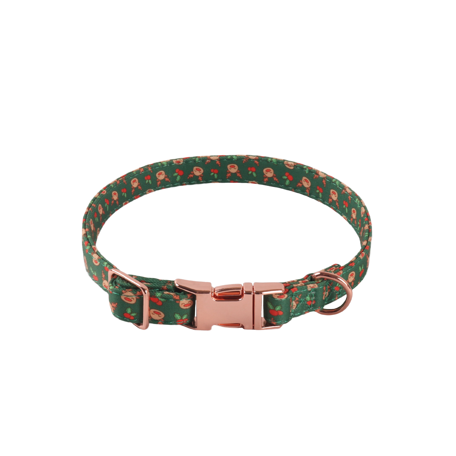 Rose Goldsingle Green Deer