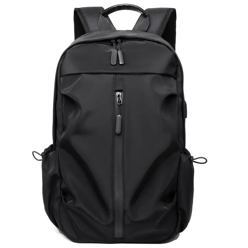 Urban Minimalist Student Men's Backpack Backpack - Black
