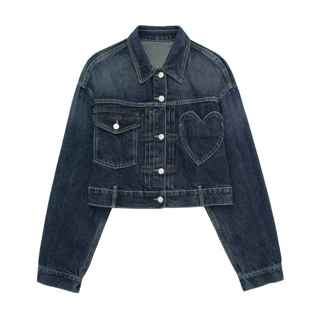 European And American Style Denim Jacket Coat Pants Suit Top - Shop at LoveMi