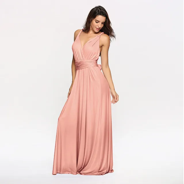 French Retro High end Dress Pink - Shop at LoveMi