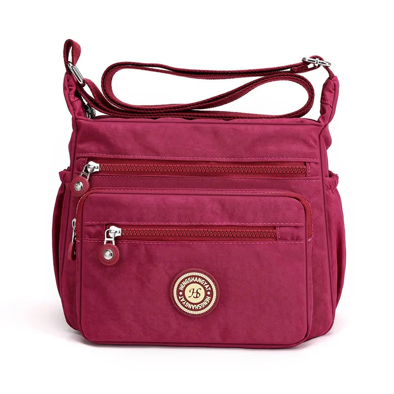 Women's New Casual Canvas Messenger Bag - Red
