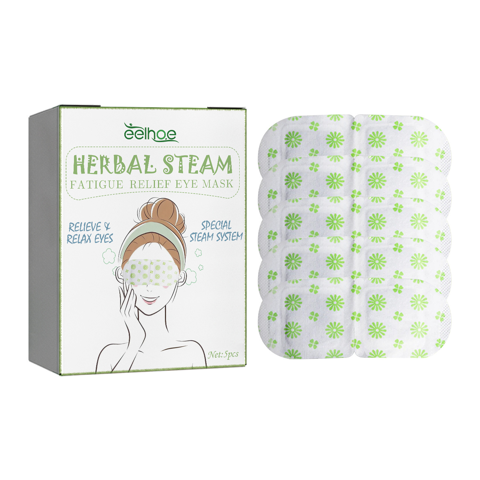 Herbal Hot Eye Compress For Fatigue Relief Steam Eye Mask