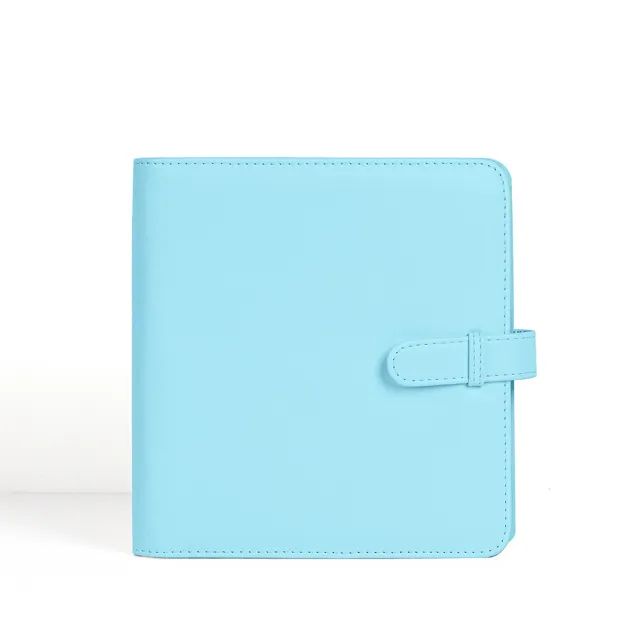 Solid color PU Photo Album With 288 Square Photo Slots Blue - Shop at LoveMi