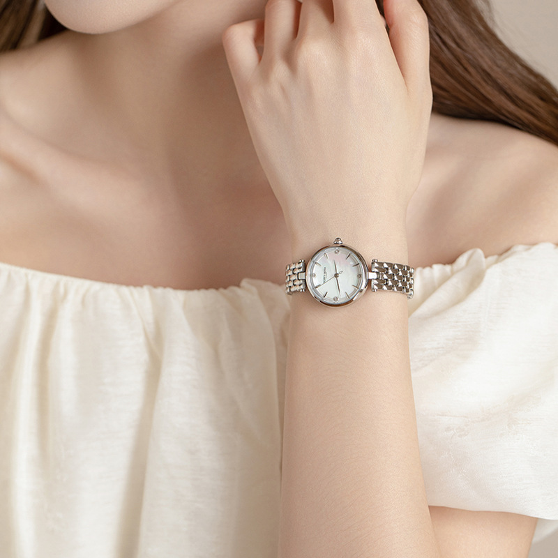 Womens Floral Watch Small Dial Blossom Waterproof Watch
