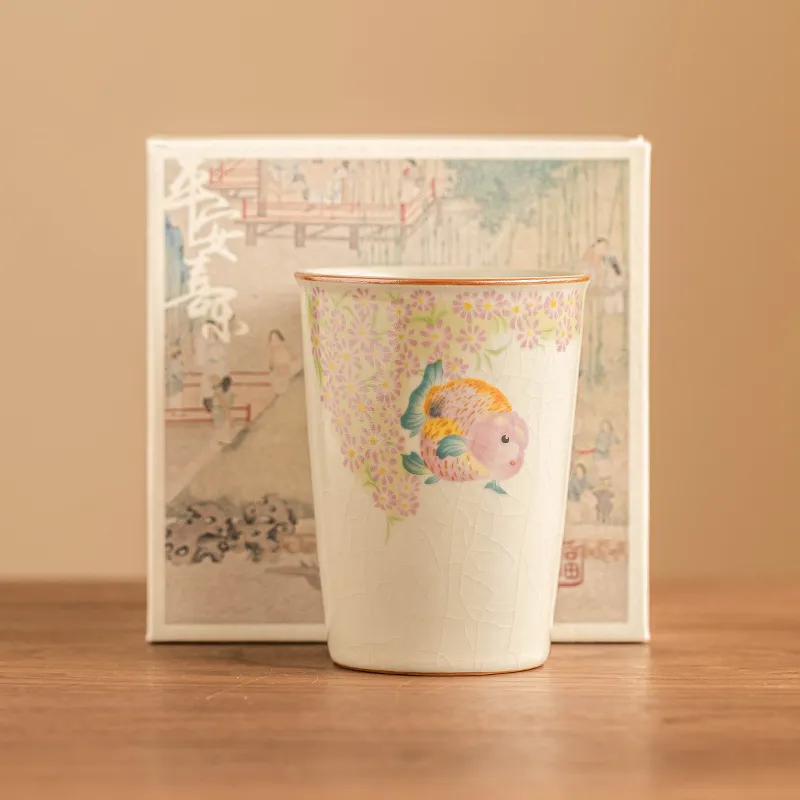 High-grade Ceramic Coke Cup - Yuhuang Coke Cup Gift Box
