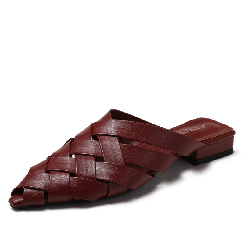 Woven Pointed-Toe Sandals, picture 5 of 6