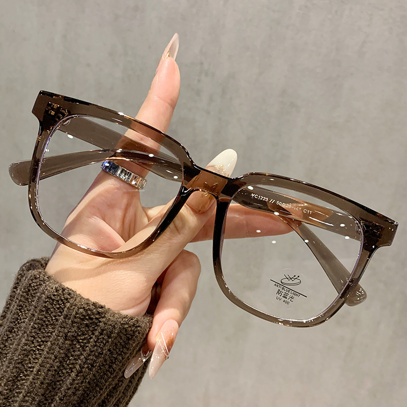 Korean Style Trendy Polygonal Glasses Frame Anti-blue Light - Image 6