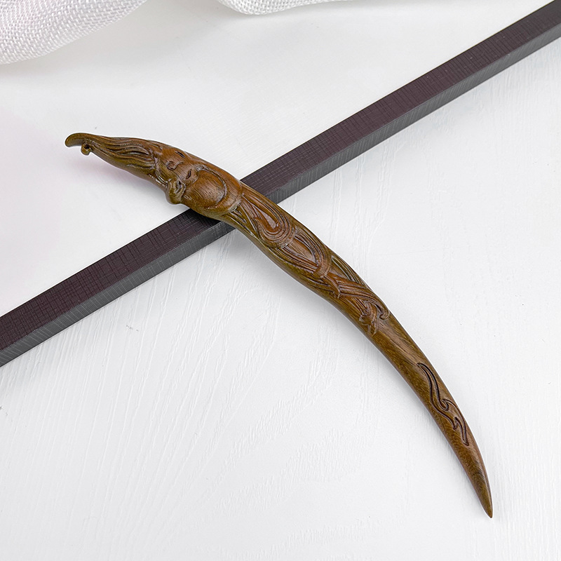 Wooden Women's Chinese Style Headdress Animal Hairpin 31