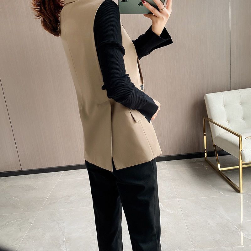Simple Women's Business Suit Vest - Image 20