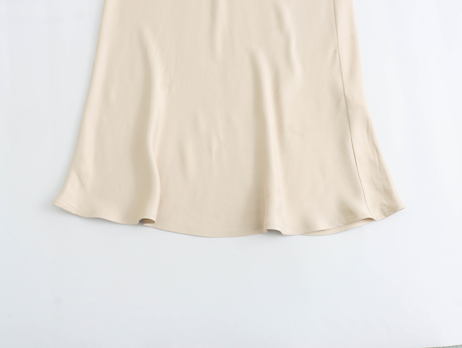 Women's Silk Satin Lace Dress