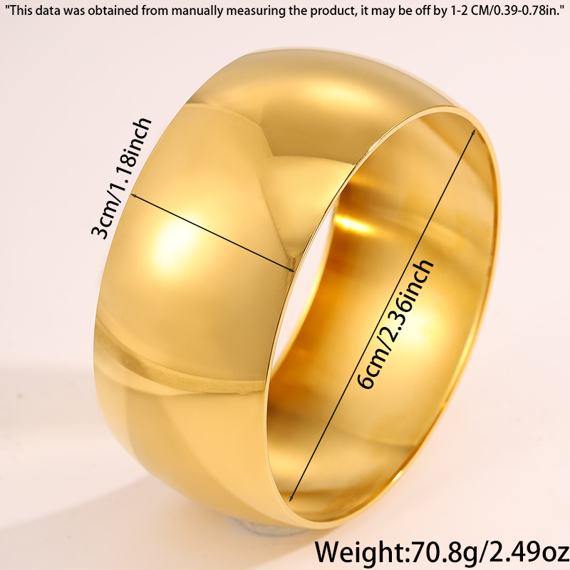 Moms Non-fading Titanium Steel Bracelet Round Bangle