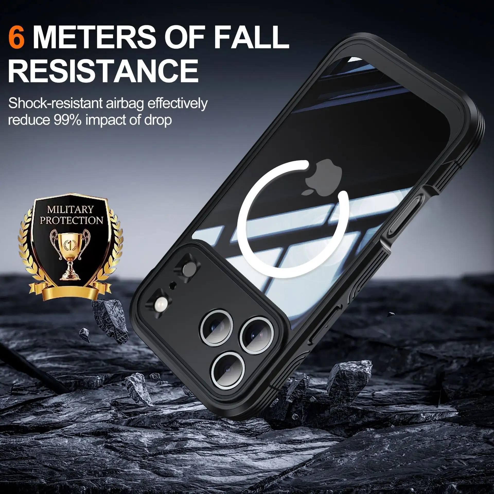 Drop-proof Transparent All-in-one Protective Phone Case