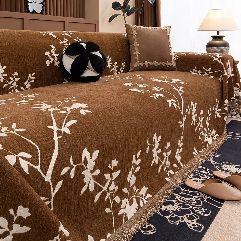 New Retro Sofa Towel Four Seasons Universal Anti-scratching High-grade Sofa Cushion