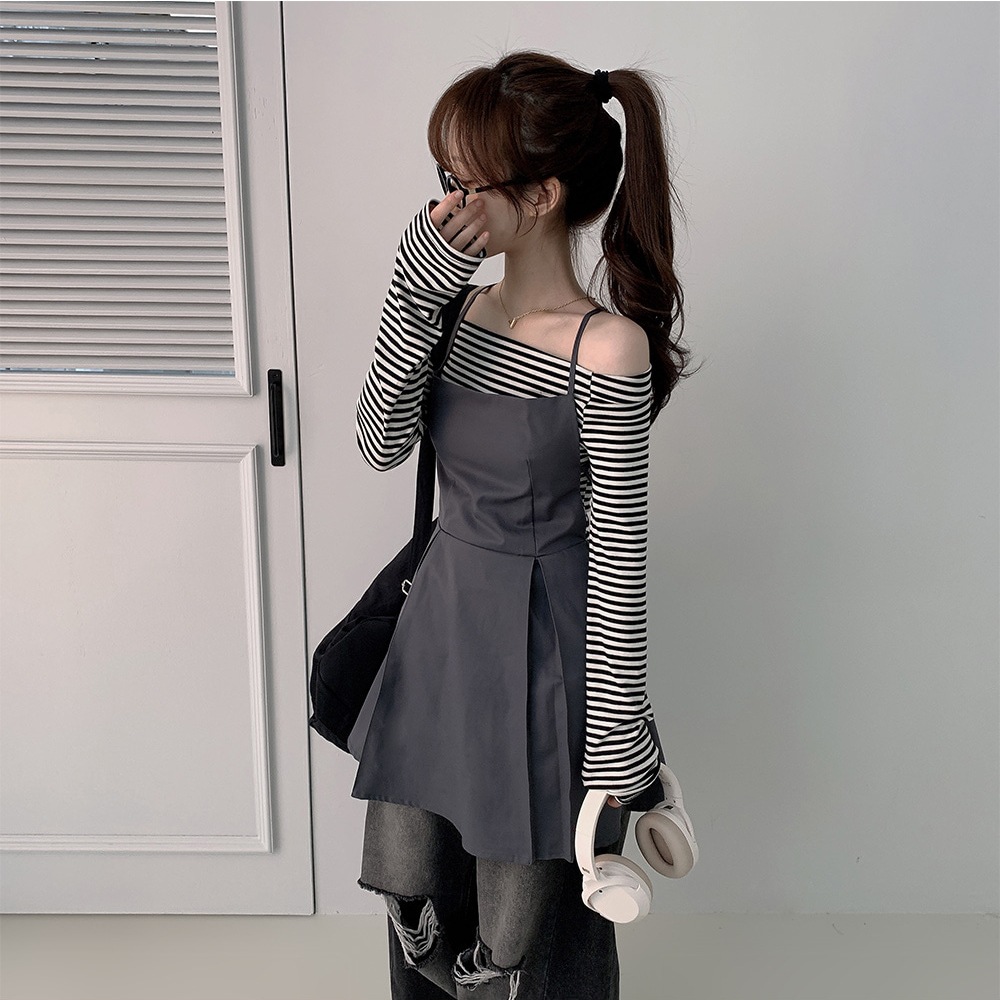 Bandage Dress Retro Design Pure Desire Wind Dress