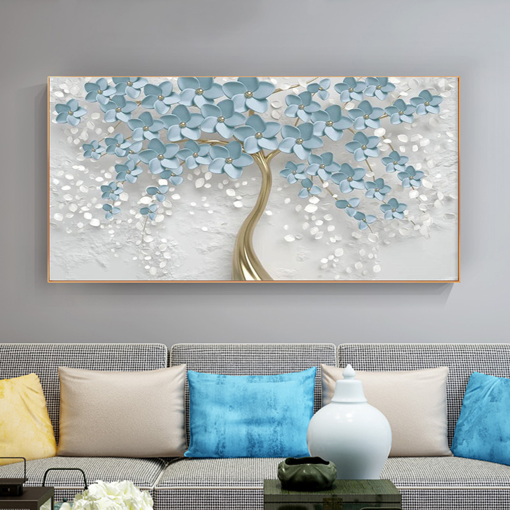 Abstract Rainbow Soul Tree Colorful Trees Plant Mural 4